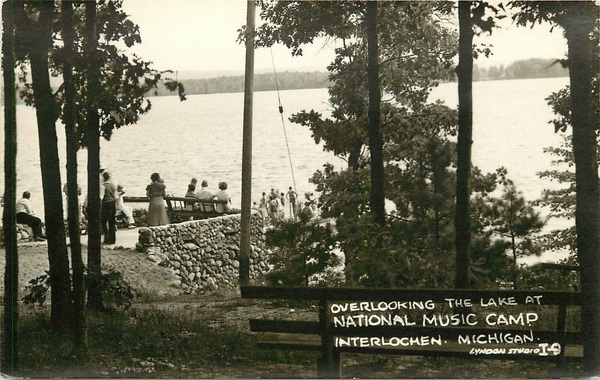 Interlochen Center for the Arts - Old Postcard View (newer photo)
